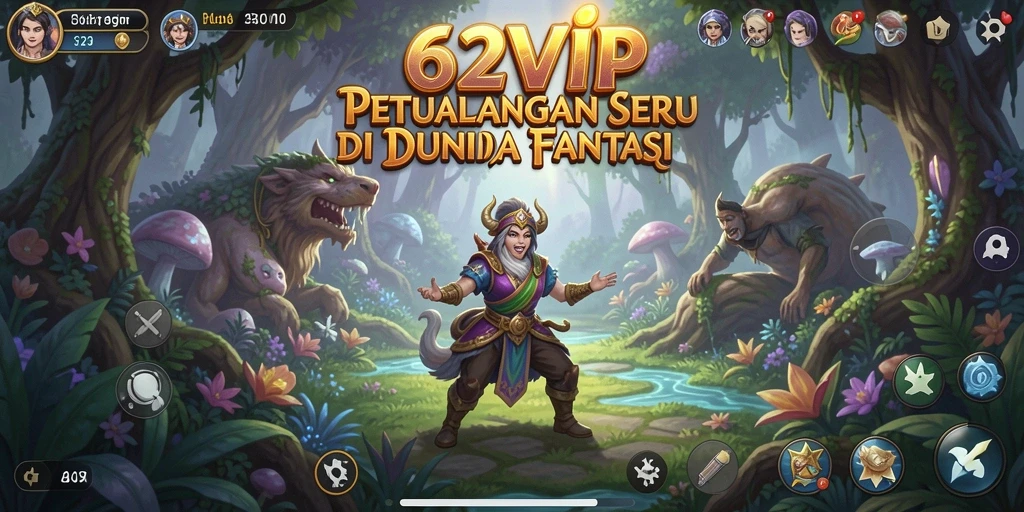 Tangkapan layar gameplay <strong>62VIP</strong> menampilkan aksi petualangan yang seru dan grafis memukau.