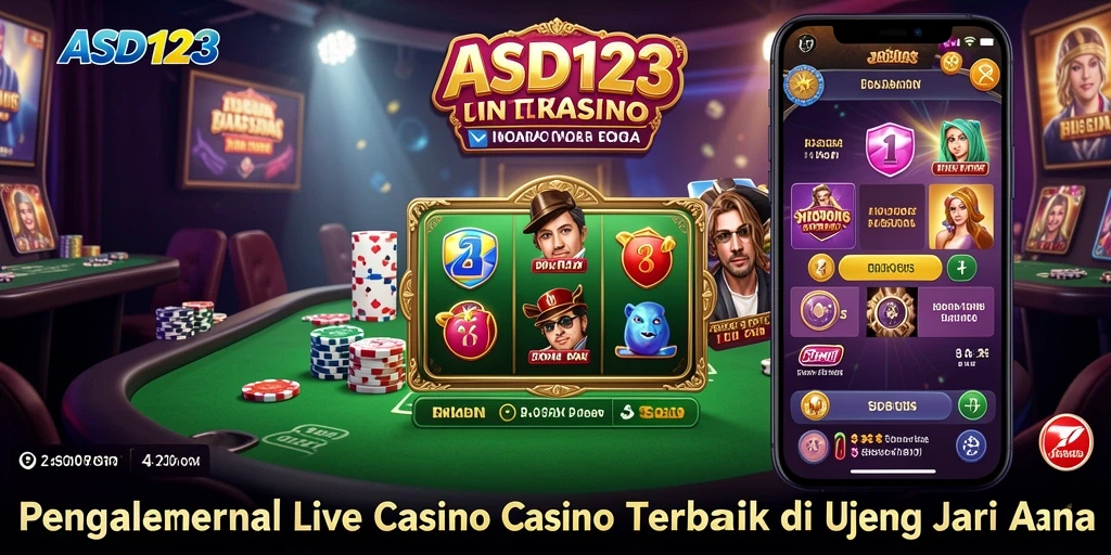 Tampilan gameplay ASD123 Live Casino yang mendebarkan dan real-time.