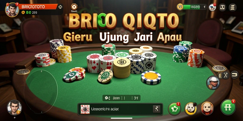 Tampilan gameplay seru BRIOTOTO dalam permainan QiuQiu.