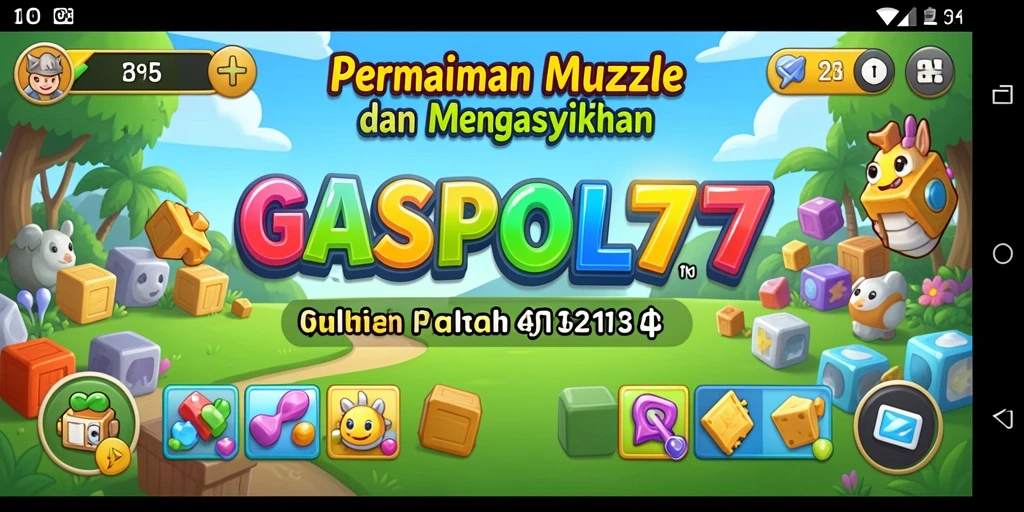 Tampilan gameplay menyenangkan dari GASPOL77 yang menantang.