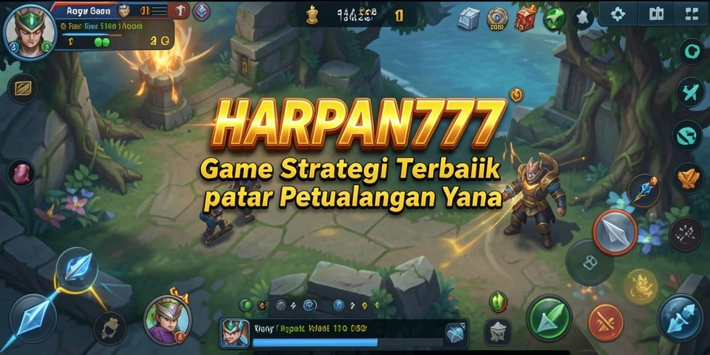 Tampilan screenshot utama HARAPAN777 yang menunjukkan gameplay strategis yang seru.