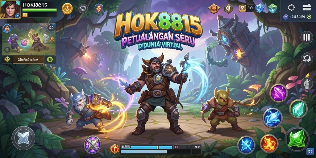 Tampilan gameplay HOKI8815 yang menarik dan interaktif.