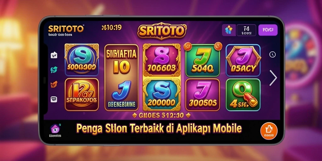 Tampilan gameplay SRITOTO dengan desain slot yang menarik.