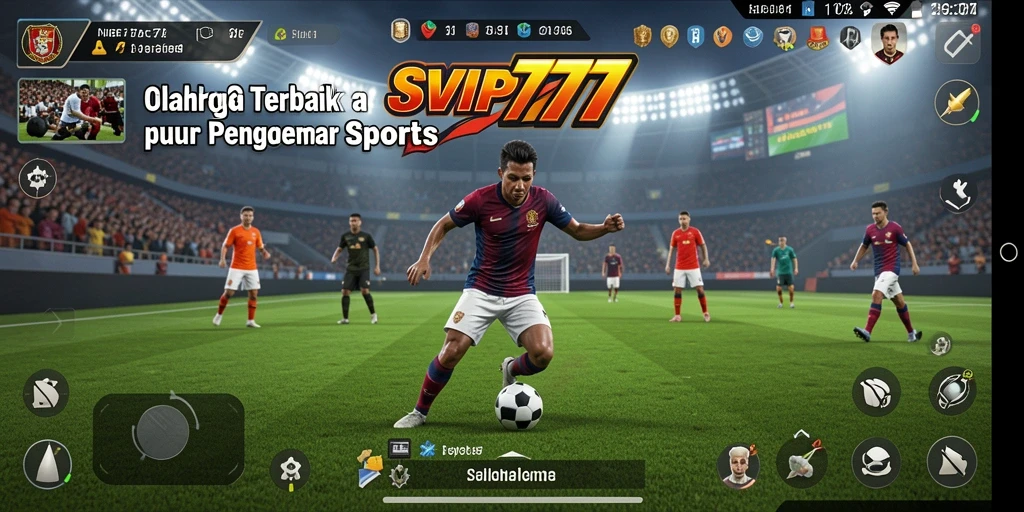 Tampilan gameplay seru di SVIP777 dengan berbagai cabang olahraga.